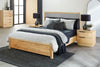 McKenzie 2 Drawer Bedside Table - Ash