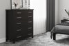 Portland 5 Drawer Tallboy