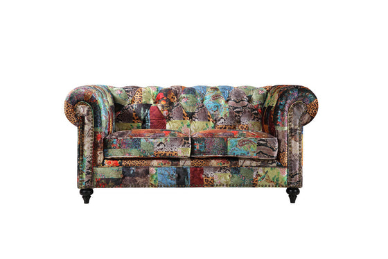 Chesterfield High Arm Sofa – Digit Print