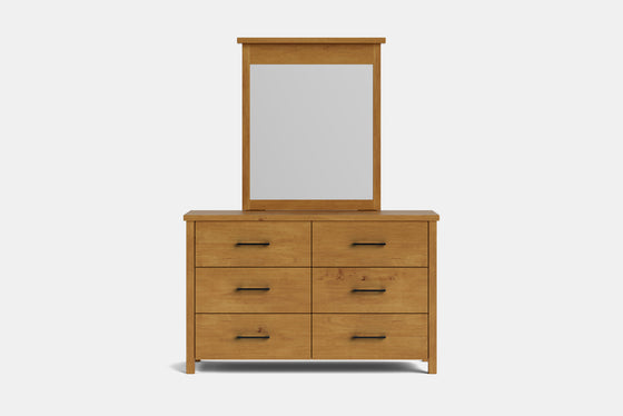 Brook 6 Drawer Dresser & Mirror