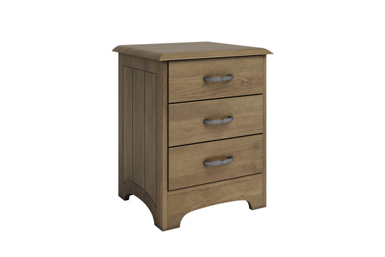 Calais 3 Drawer Bedside Table