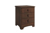 Calais 3 Drawer Bedside Table