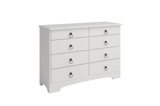 Calais 8 Drawer Lowboy