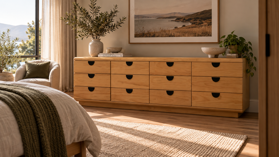 Custom Karamea 12 Drawer Lowboy - $3,379