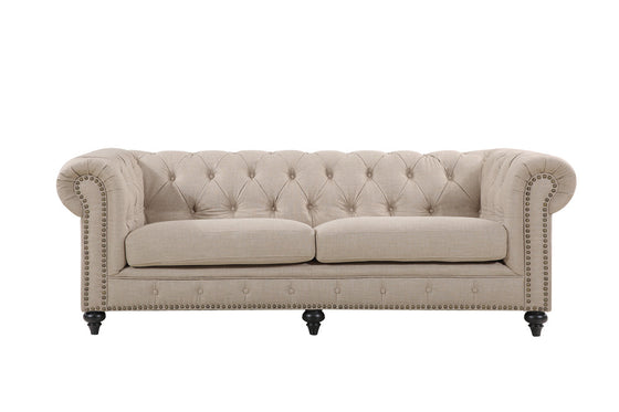 Chesterfield High Arm Sofa – Calico