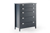 Chicago 5 Drawer Tallboy