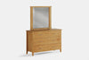 Chicago 6 Drawer Dresser & Mirror