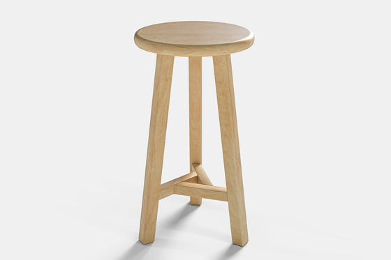 Clover Stool - Pine