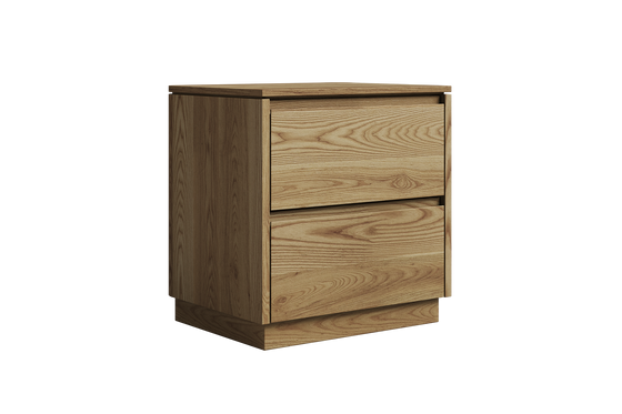Fawn 2 Drawer Bedside Table