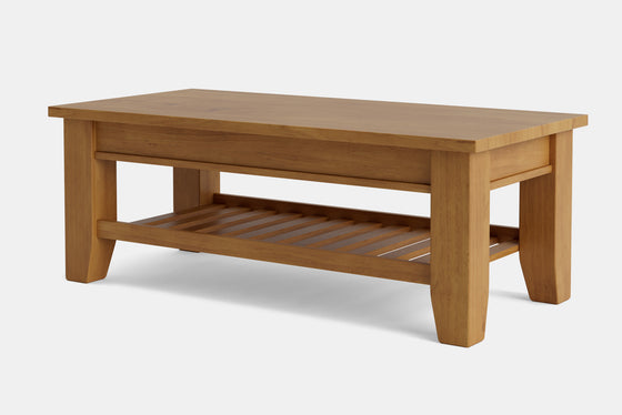 Ferngrove Coffee Table with Rack & Drawer