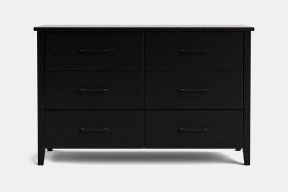 Ivy 6 Drawer Lowboy - Ash