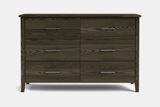 Ivy 6 Drawer Lowboy - Ash