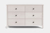 Ivy 6 Drawer Lowboy - Ash