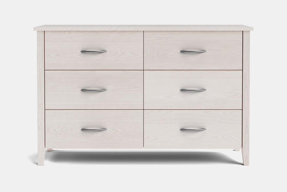 Ivy 6 Drawer Lowboy - Ash