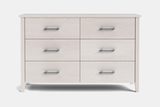 Ivy 6 Drawer Lowboy - Ash