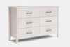 Ivy 6 Drawer Lowboy - Ash