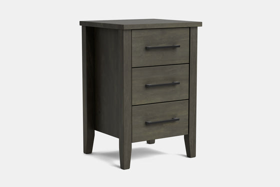 Ivy Small 3 Drawer Bedside Table - Pine