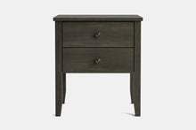  Ivydale Wide 2 Drawer Bedside Table - Pine