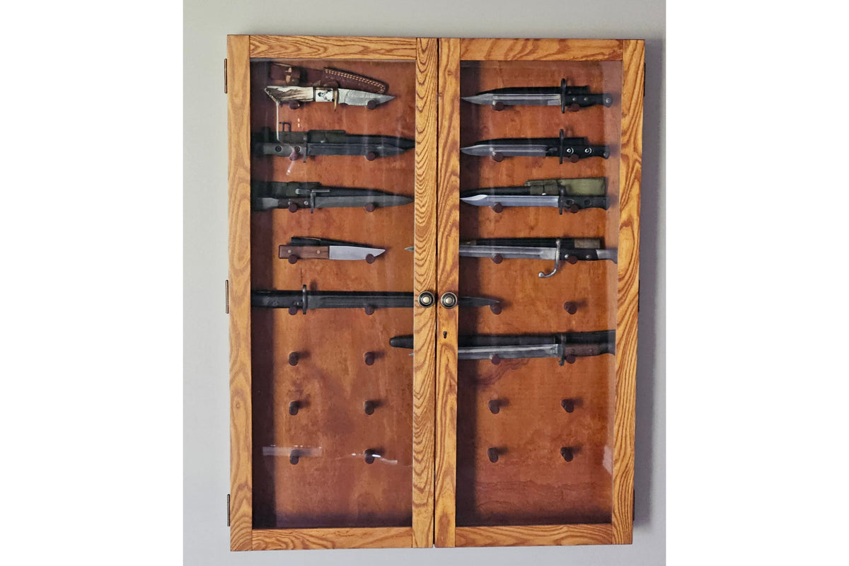 Custom Knife Display Cabinet - $1,956