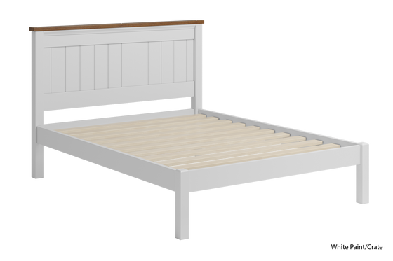 La Resta Low Foot Panelled Bed Frame