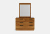 McKenzie 6 Drawer Dresser & Mirror - Ash