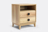 Naseby 2 Drawer Bedside with Box - Ash