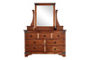 Nordic 9 Drawer Dresser & Mirror