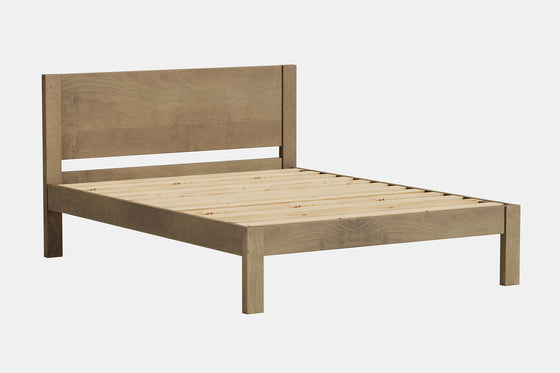 Omoto Panelled Bed - Pine