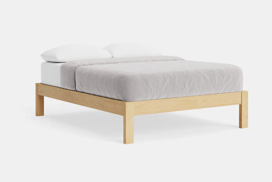 Omoto Base Frame Bed - Pine