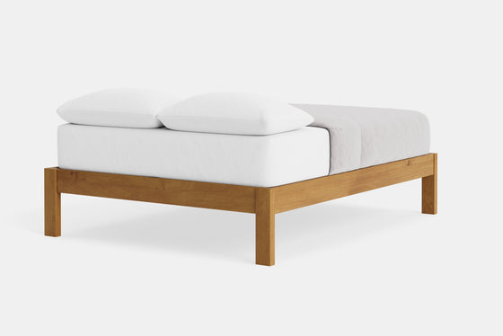 Omoto Base Frame Bed - Pine