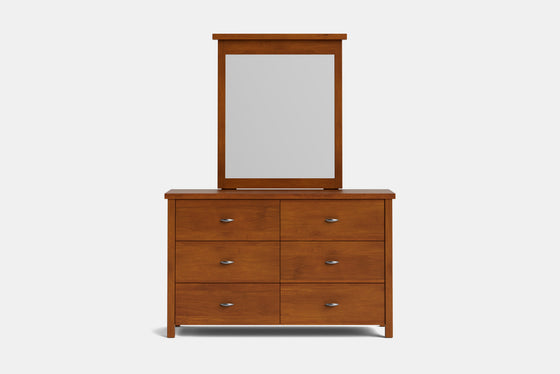 Portland 6 Drawer Dresser & Mirror