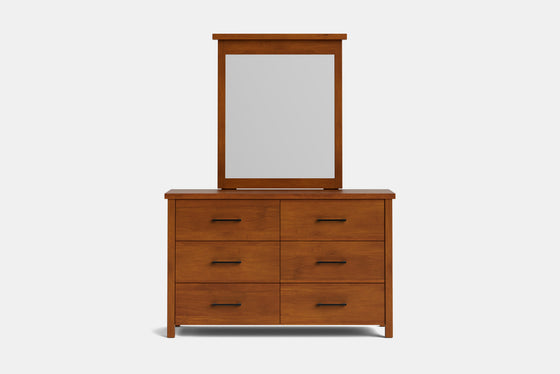 Portland 6 Drawer Dresser & Mirror