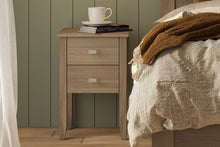  Ivydale Small 2 Drawer Bedside Table - Ash