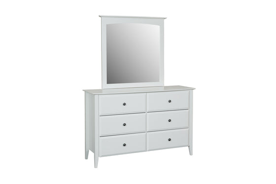 Orinda 6 Drawer Dresser and Mirror