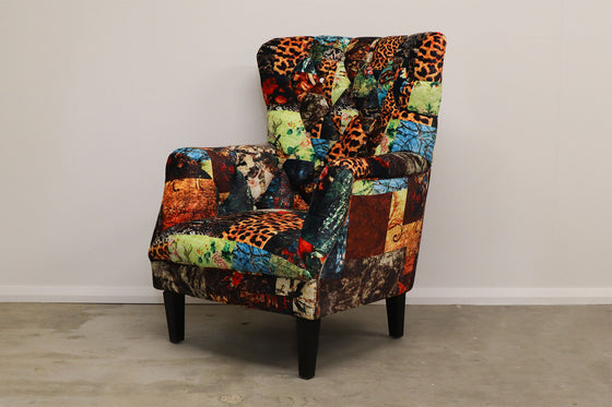 Wingback Sofa/Occasional Chair – Digit Print
