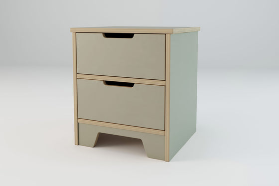 Plyhome 2 Drawer Bedside