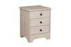 Calais 3 Drawer Bedside Table