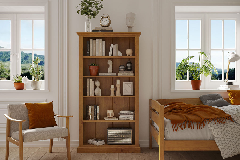 Charlton 1800 x 960 Bookcase – Coastwood Furniture