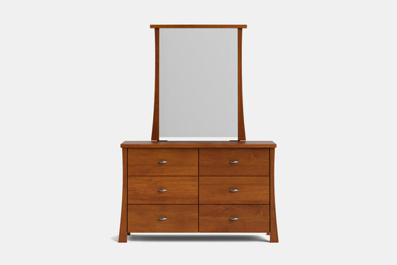 Hudson 6 Drawer Dresser & Mirror